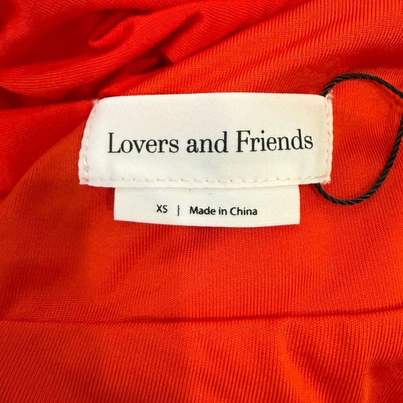 Lovers + Friends Red Scoop Neck Flared Mini Dress - Picture 5 of 5
